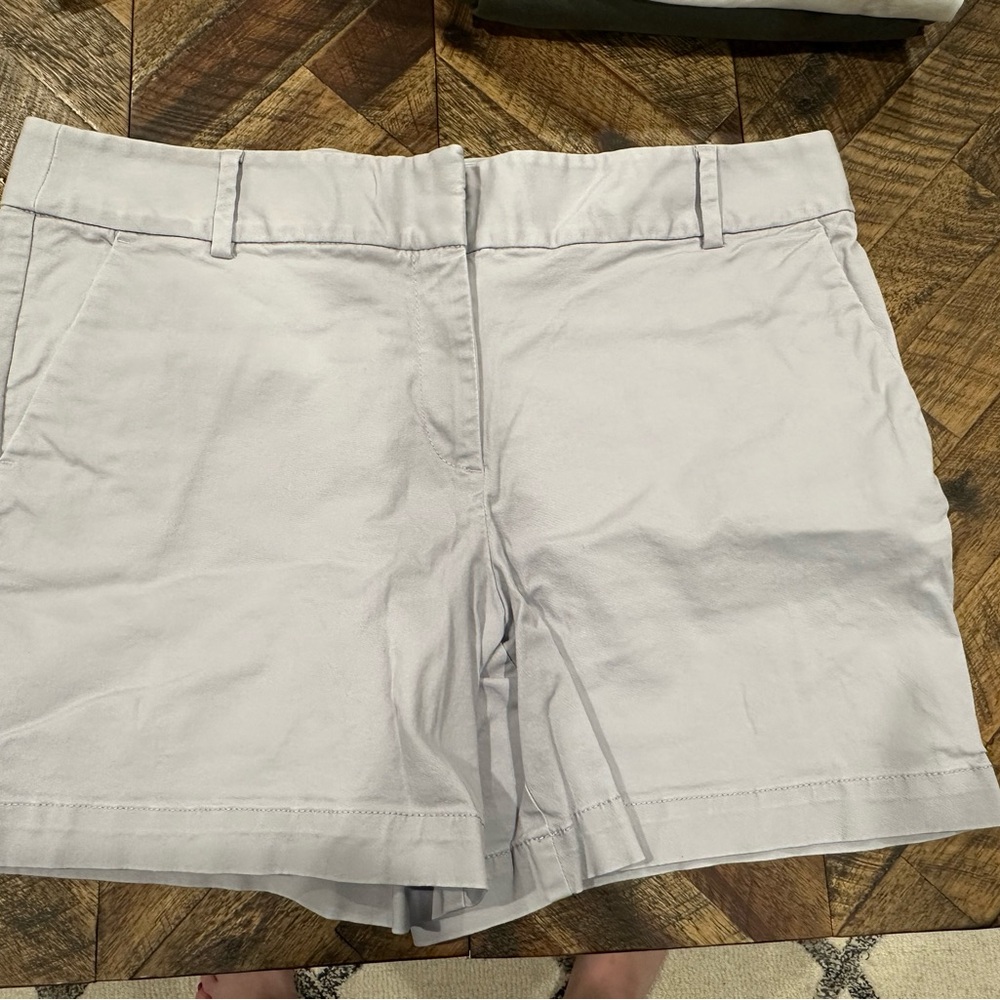 LOFT Gray Bermuda Shorts Classic Style